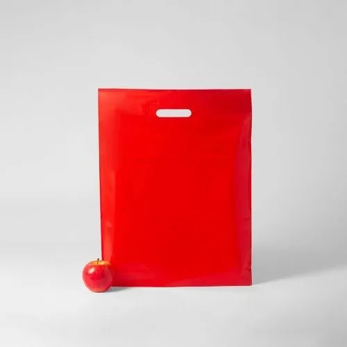 Пакет 40х50х3.5, ПВД, 70 мкм, красный