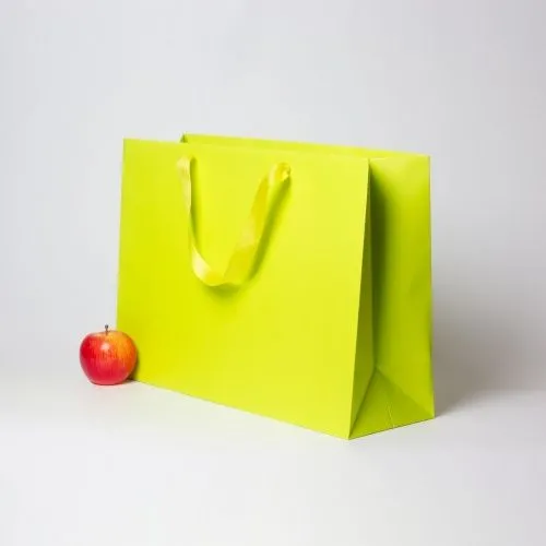 Пакет 47х34х16, салатовый, меловка