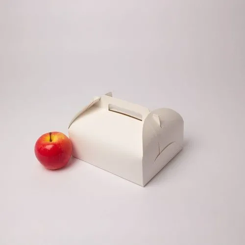 Коробка сундучок 20x7x16, белый, картон