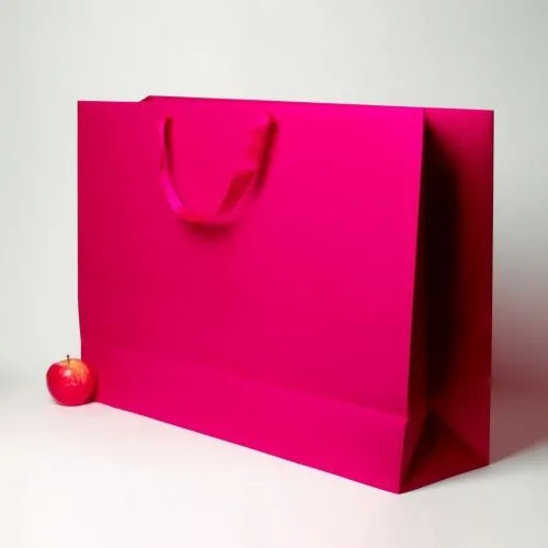 Пакет 70x50x20, пурпурный, меловка