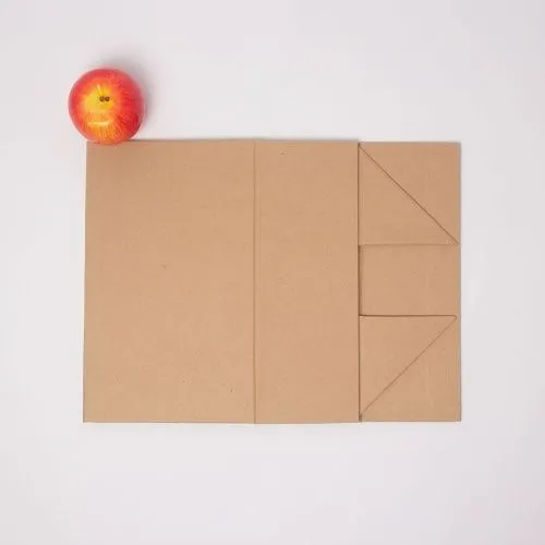 Коробка самосборная на магнитах 30х10х18, коричневый, крафт