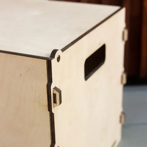 Коробка для хранения из фанеры 40х30х29