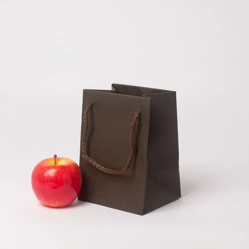 Пакет 13x18x11, шоколадный, плотный крафт