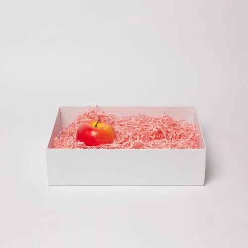 Наполнитель бумажный волна, розовый фламинго