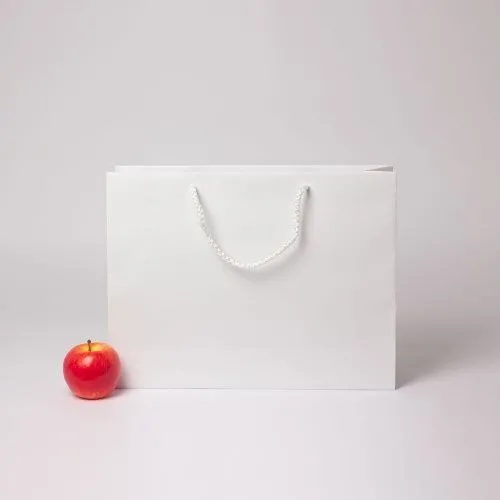 Пакет 41x31x12, белый, меловка