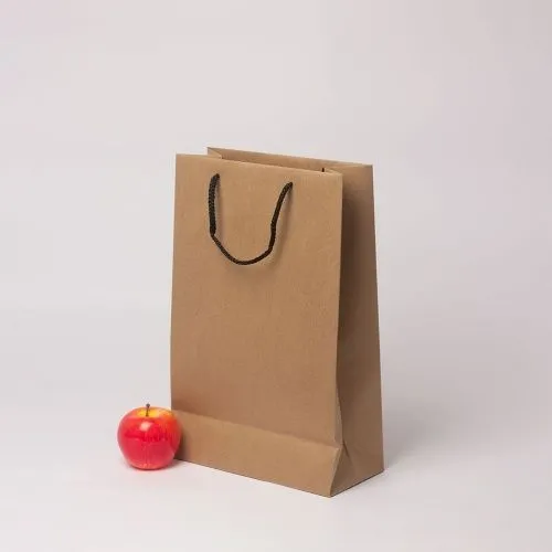 Пакет, 26x40x12, коричневый