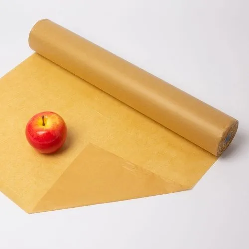 Бумага упаковочная тишью,золотая, в рулонах 50 х 143 м