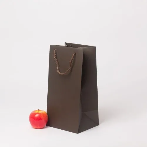 Пакет 17x35x15, шоколадный, меловка