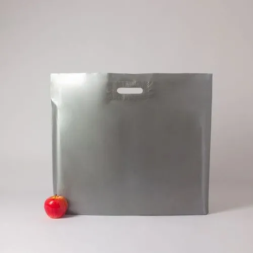 Пакет 60х50х4, ПВД, 70 мкм, серебро