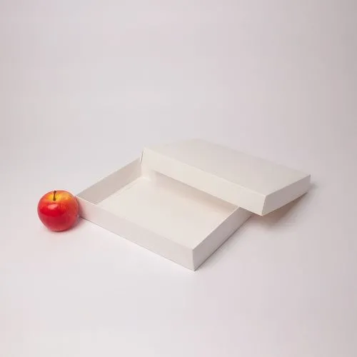 Коробка крышка-дно 30x5x20, белый, картон