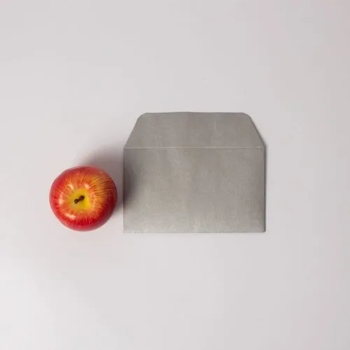 Конверты, 17x10, крафт, серебро