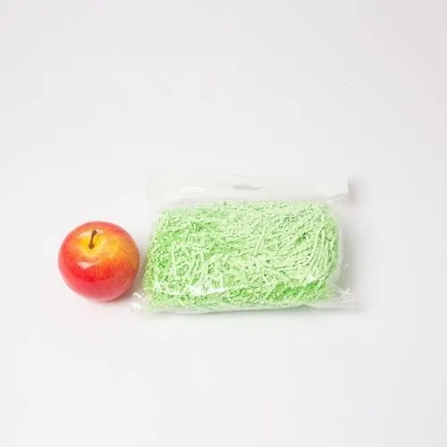 Наполнитель бумажный волна, салатовый