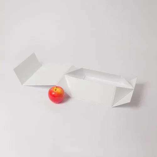 Коробка самосборная на магнитах 21х10х20, белый, меловка