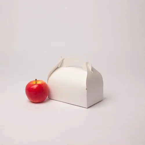 Коробка сундучок 17x5x10, белый, картон