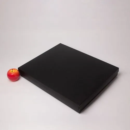 Коробка крышка-дно 50x6x40, черный, картон