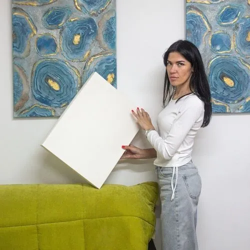 Коробка крышка-дно 40x5x30, белый, картон