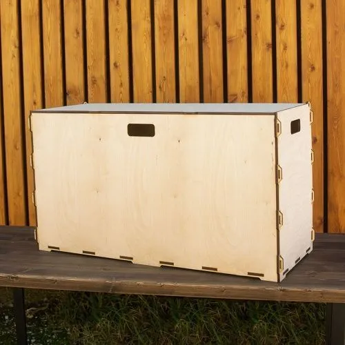 Коробка для хранения из фанеры 90х55х35