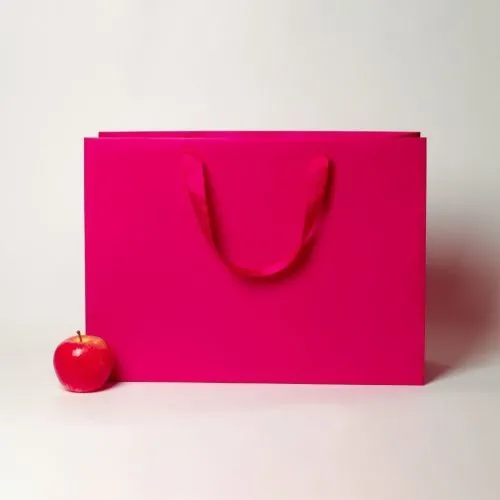 Пакет 47х34х16, пурпурный, меловка