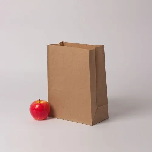 Фасовочный крафт-пакет 21х29х11, коричневый крафт