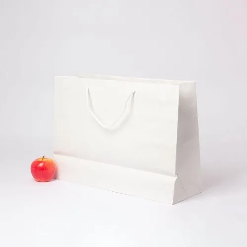 Пакет 47x34x16, белый, плотный крафт