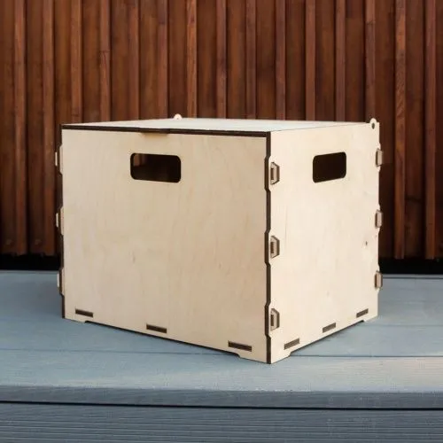 Коробка для хранения из фанеры 40х30х29