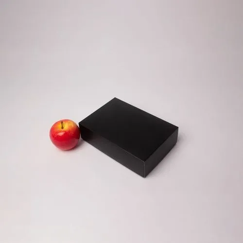Коробка крышка-дно 21x6x15, черный, картон