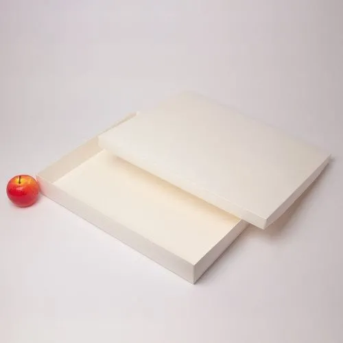 Коробка крышка-дно 50x6x40, белый, картон