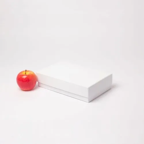 Коробка крышка-дно 25х6х15, белый, меловка