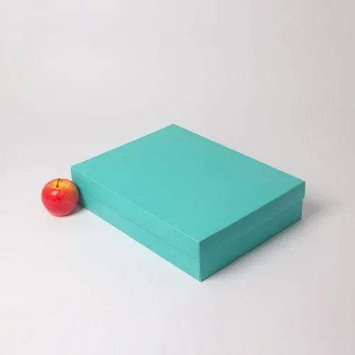 Коробка крышка-дно 40x9x30, тиффани, картон