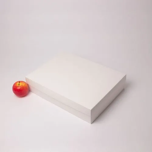 Коробка крышка-дно 40x9x30, белый, картон