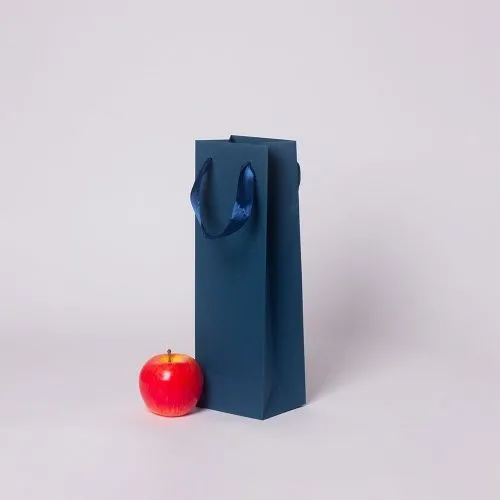 Пакет 11x34x9, тёмно-синий, лента, эфалин VIP