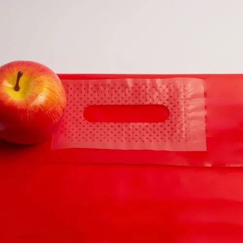 Пакет 30х40х3, ПВД, 70 мкм, красный