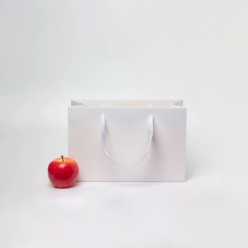 Пакет 31x20x13, белый, лента, картон VIP