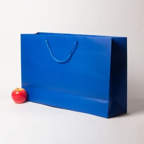 Пакет 57х35х15 синий, меловка