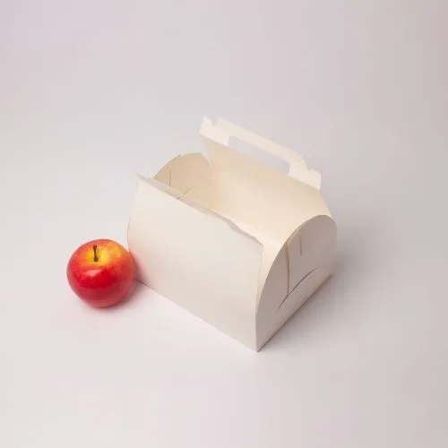 Коробка сундучок 20x7x16, белый, картон