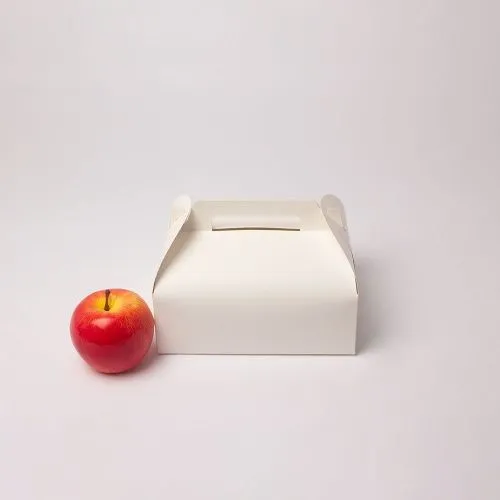 Коробка сундучок 20x7x16, белый, картон
