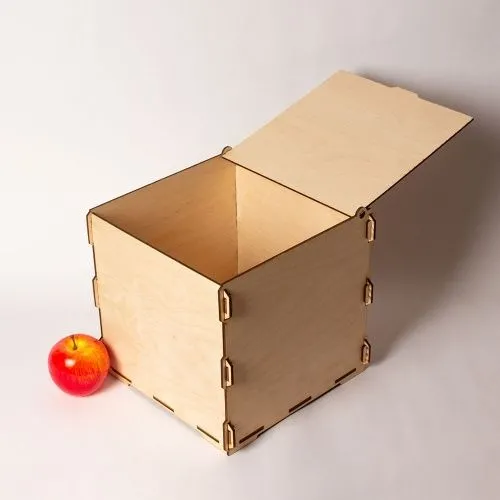 Коробка для хранения из фанеры 24х23х24 (1шт)