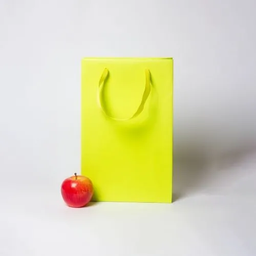 Пакет 23х36х10, салатовый, меловка