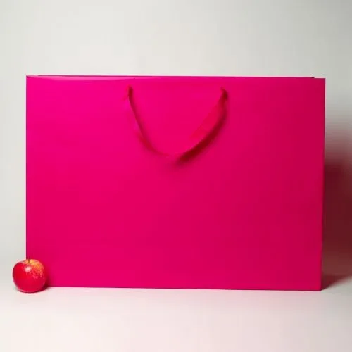 Пакет 70x50x20, пурпурный, меловка