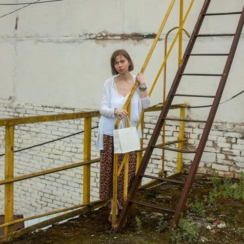 Пакет 23х20х10 белый, плотный крафт