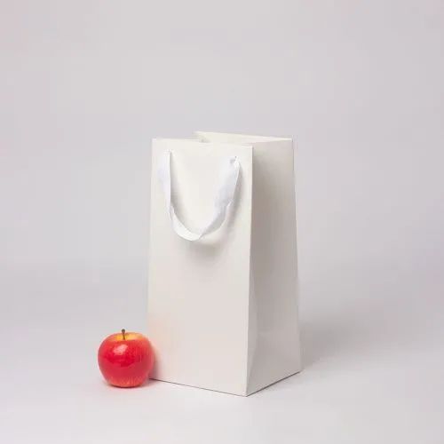 Пакет 17x35x15, белый, лента, картон VIP