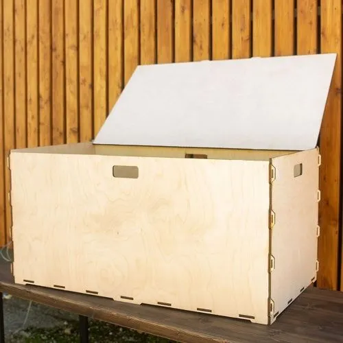 Коробка для хранения из фанеры 100х55х55