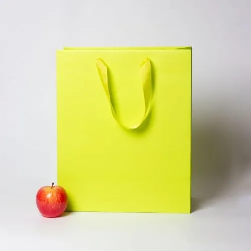 Пакет 33x40x16 салатовый, меловка