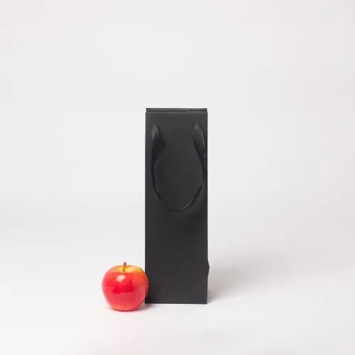 Пакет 11x34x9, черный, лента, эфалин VIP