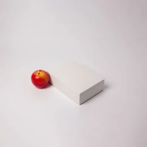 Коробка крышка-дно 21x6x15, белый, картон