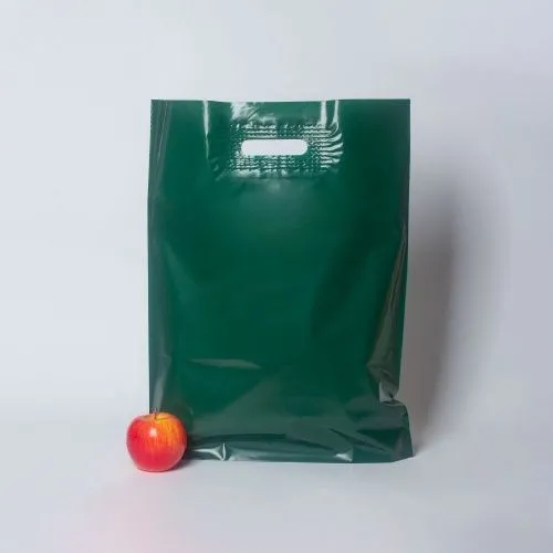 Пакет 40х50х3.5, ПВД, 70 мкм, темно-зеленый