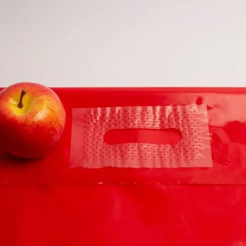 Пакет 60х50х4, ПВД, 70 мкм, красный