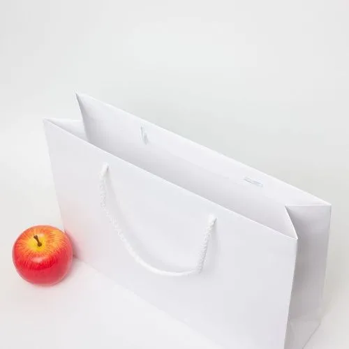 Пакет 35х25х10, белый, меловка