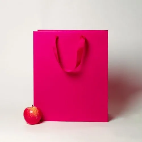 Пакет 33x40x16 пурпурный, меловка