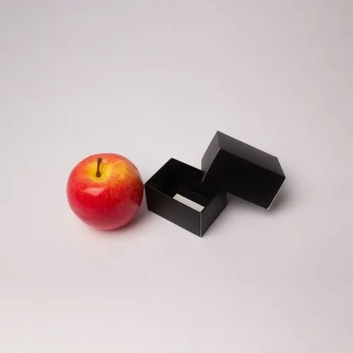 Коробка крышка-дно 7x4x5, черный, картон